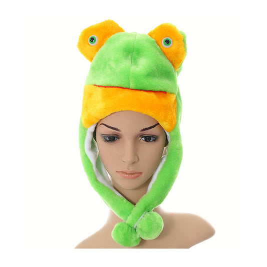 Frog Plush Hat