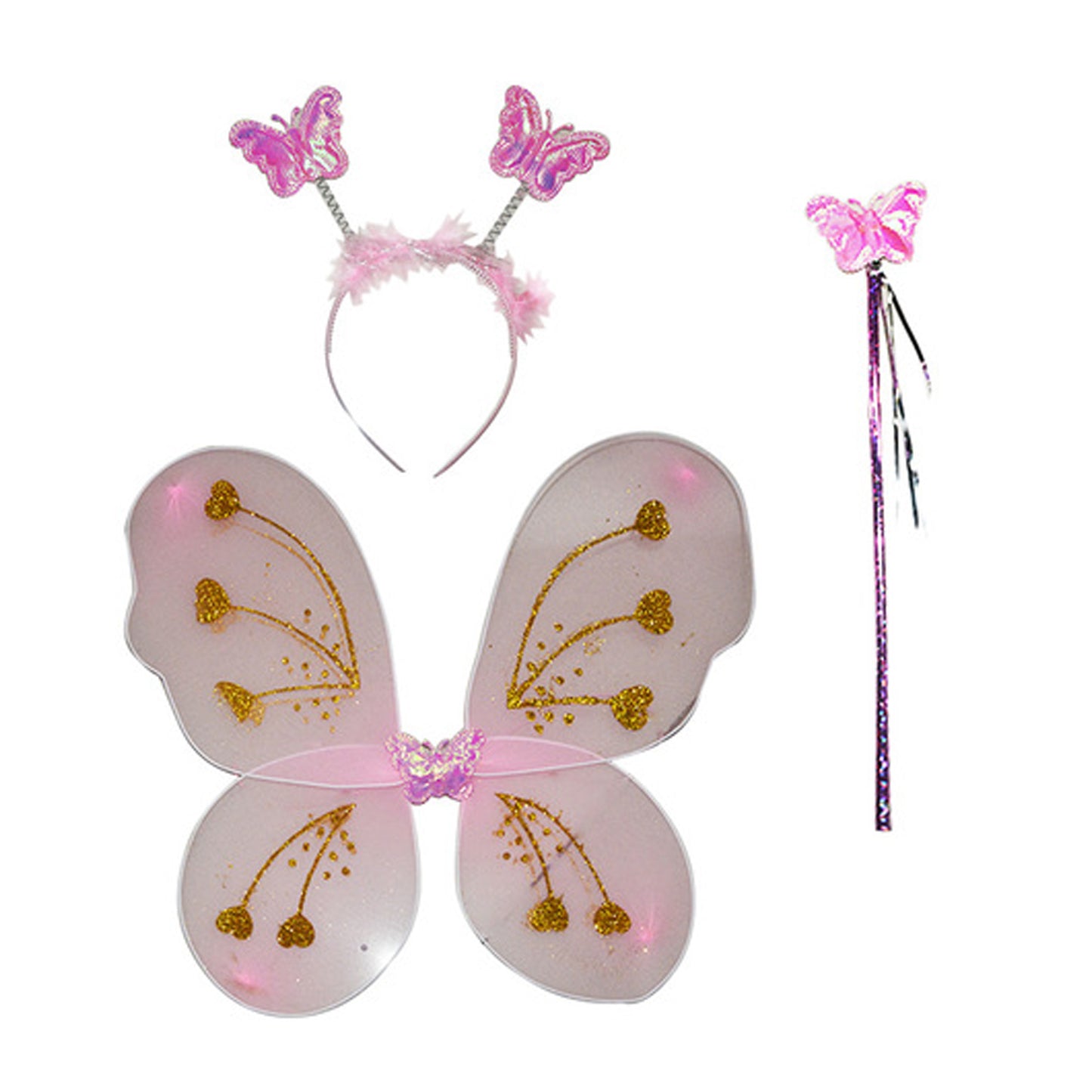 Pink Butterfly Wings Set