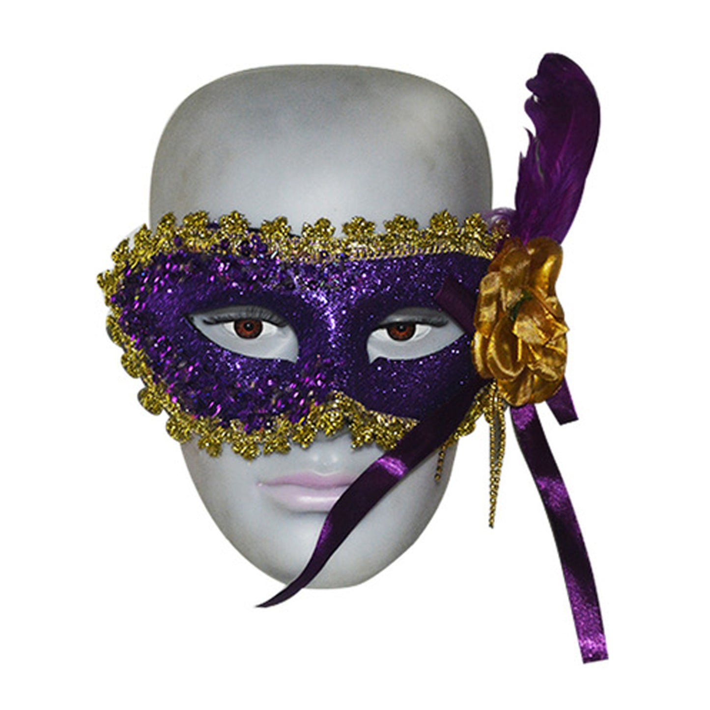 Feathered Masquerade Mask