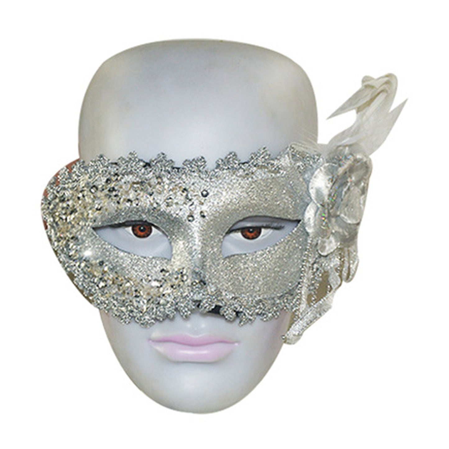 Feathered Masquerade Mask