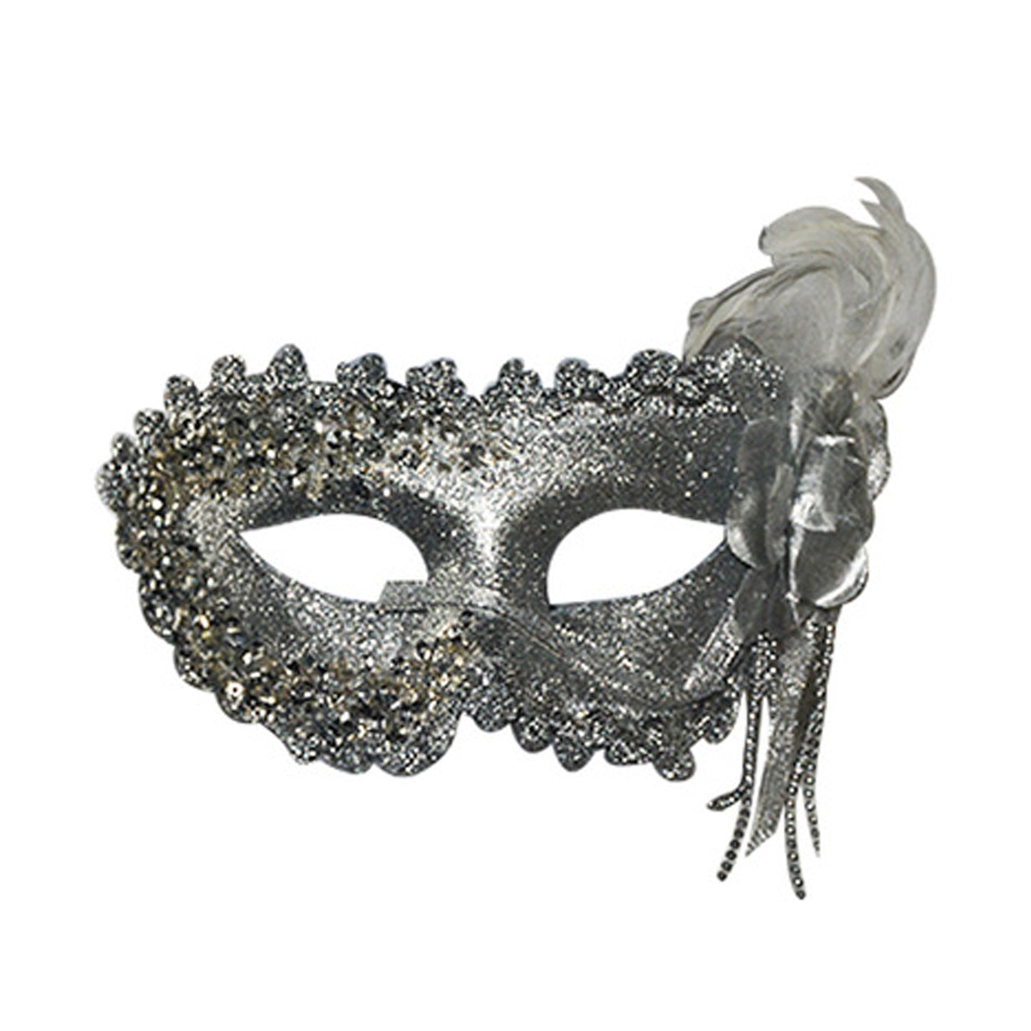 Feathered Masquerade Mask