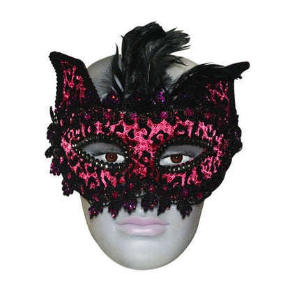 Leopard Print Masquerade Mask