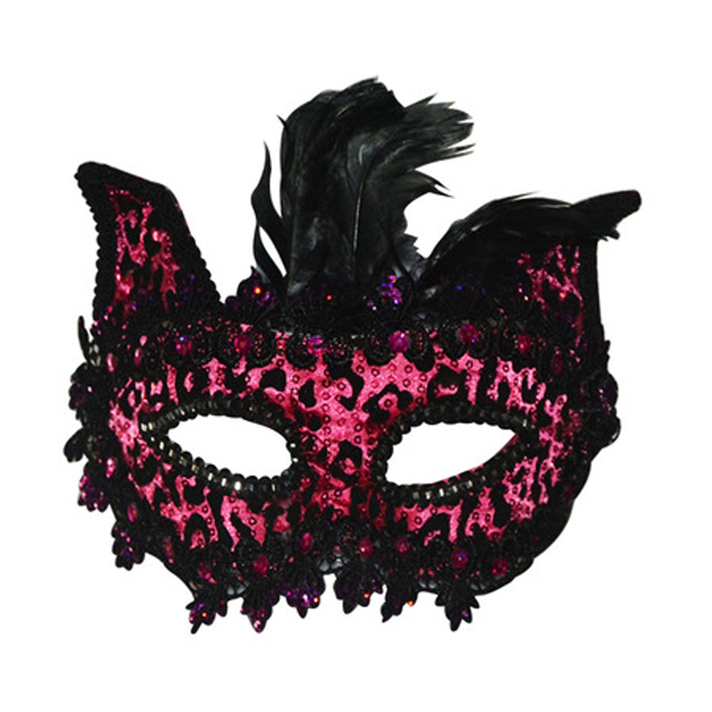 Leopard Print Masquerade Mask