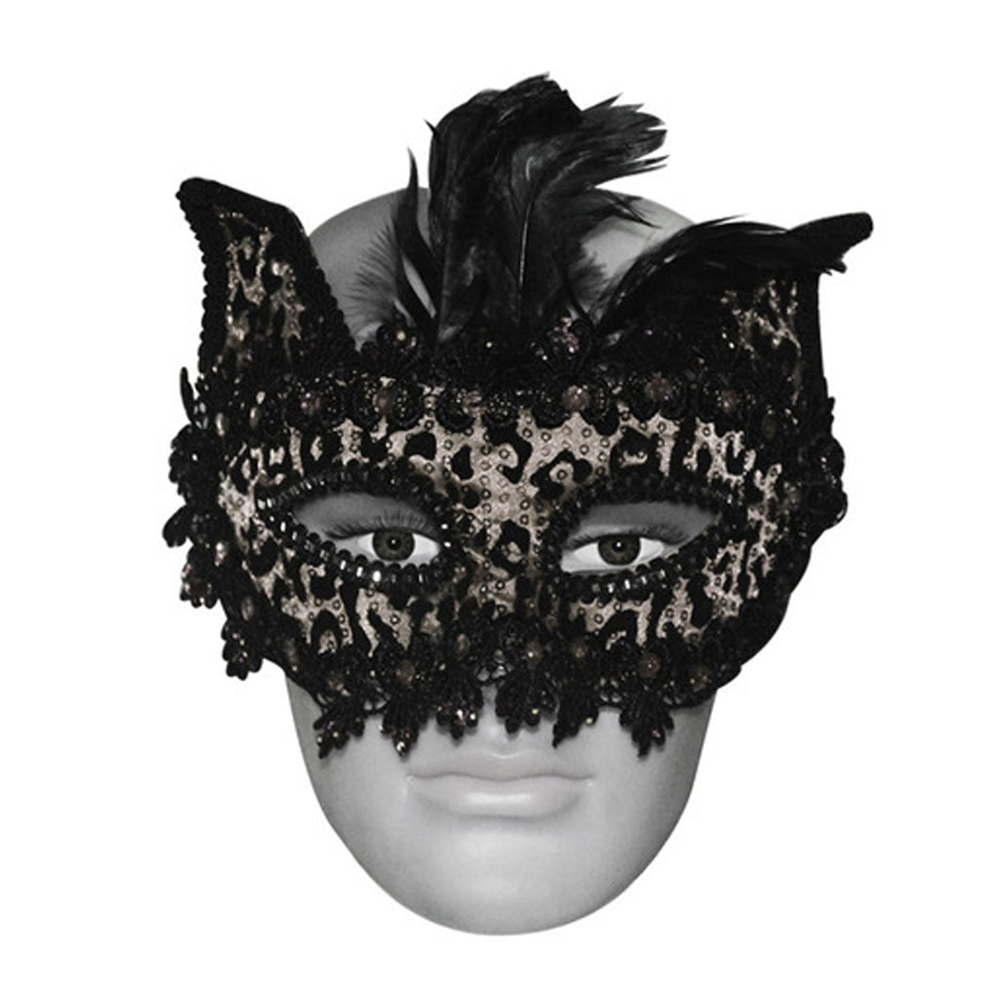 Leopard Print Masquerade Mask