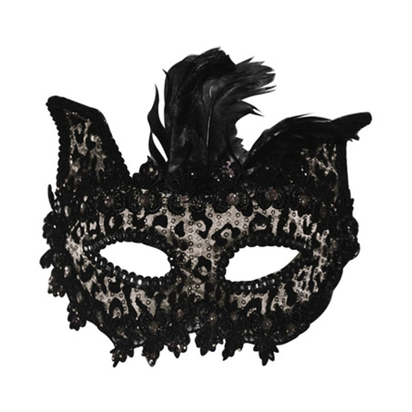 Leopard Print Masquerade Mask