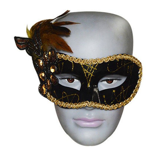 Elegant Black Masquerade Mask
