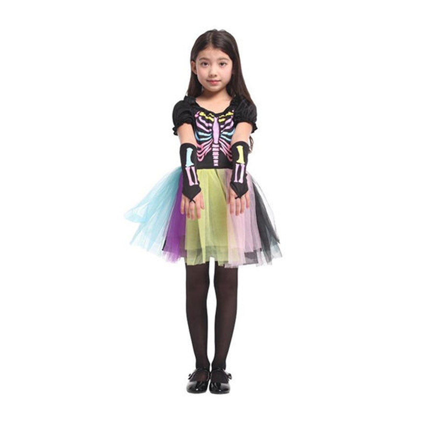 Rainbow Skeleton Tutu