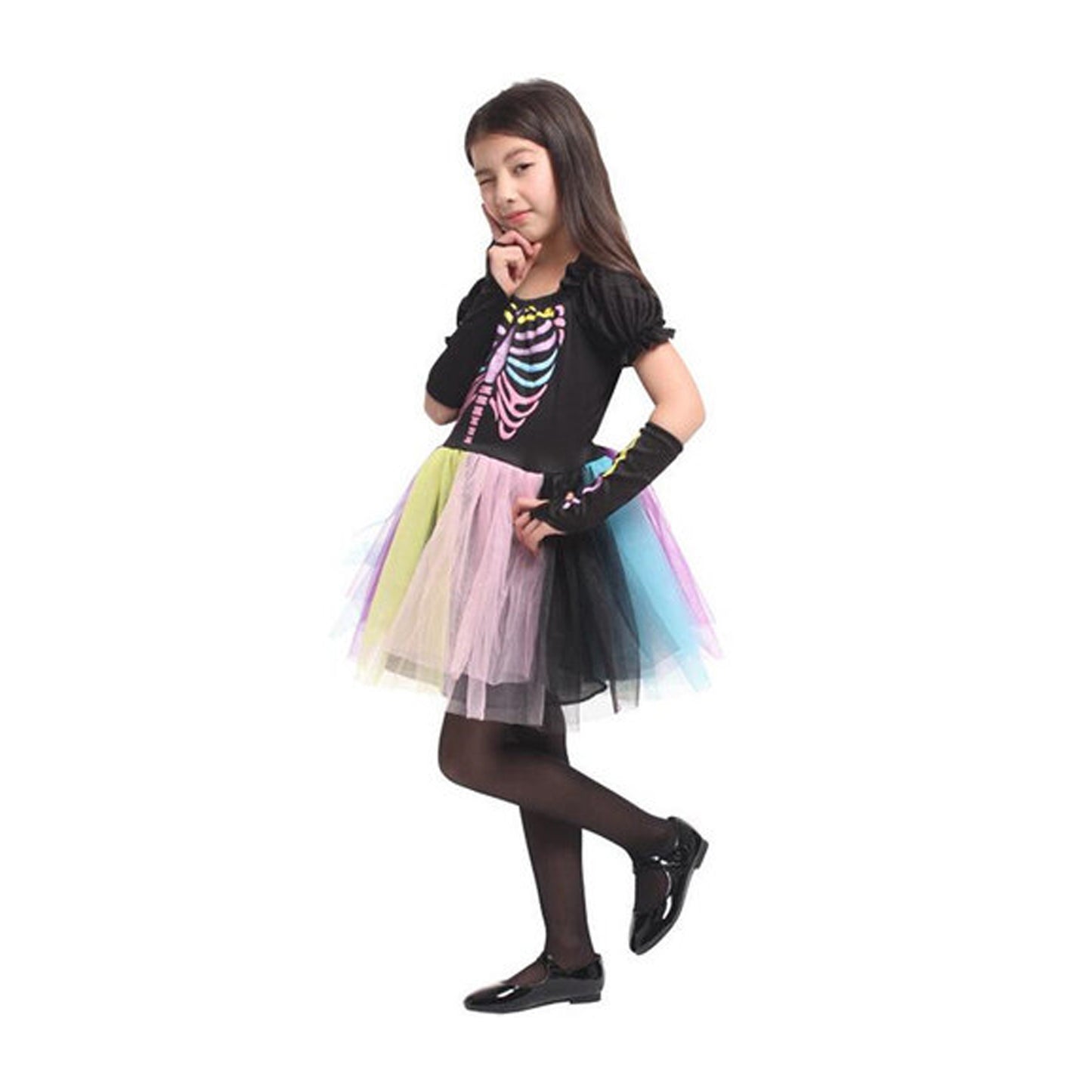 Rainbow Skeleton Tutu