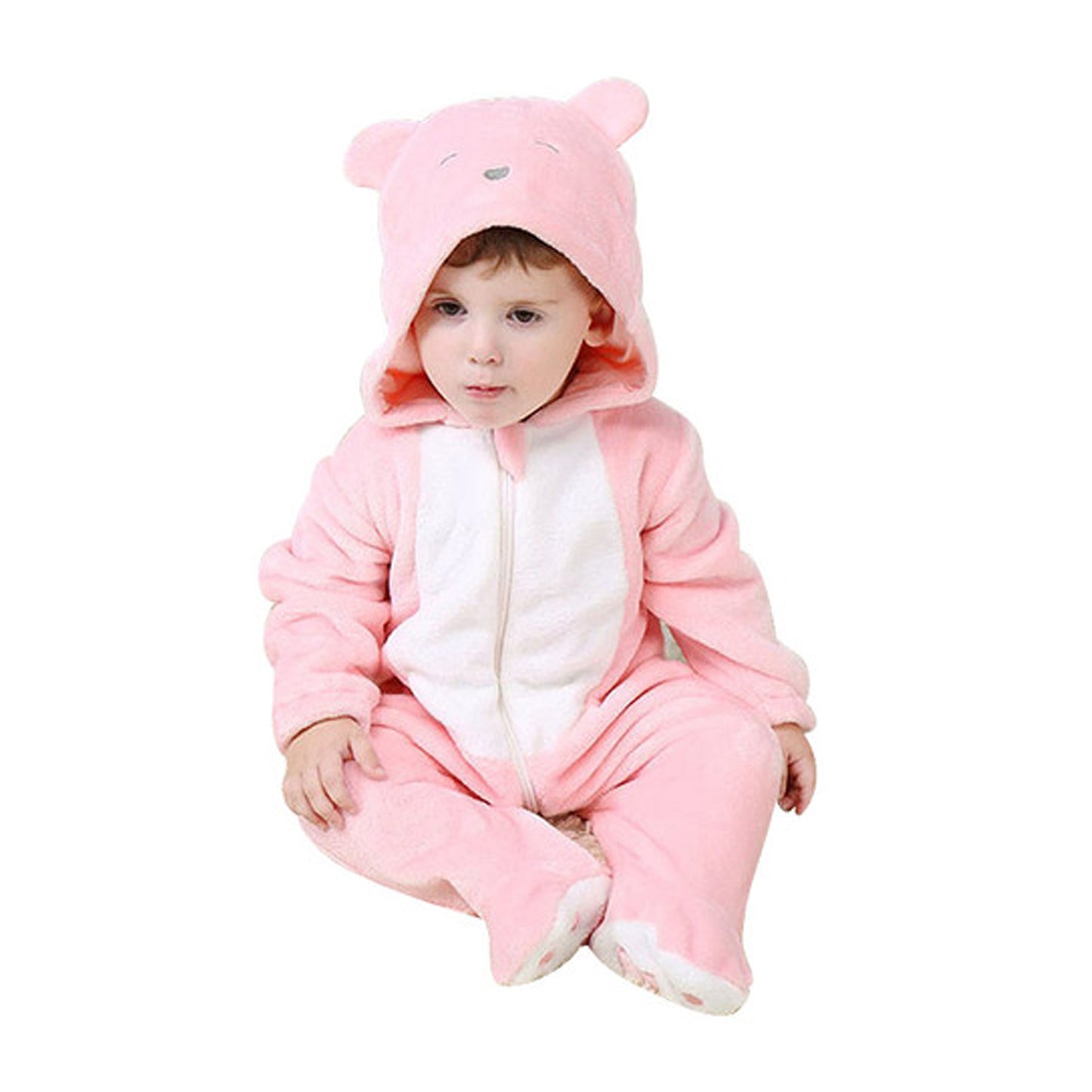 Bear Pink Blanket Sleeper