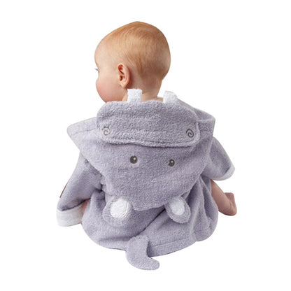 Hippo Hooded Bathrobe