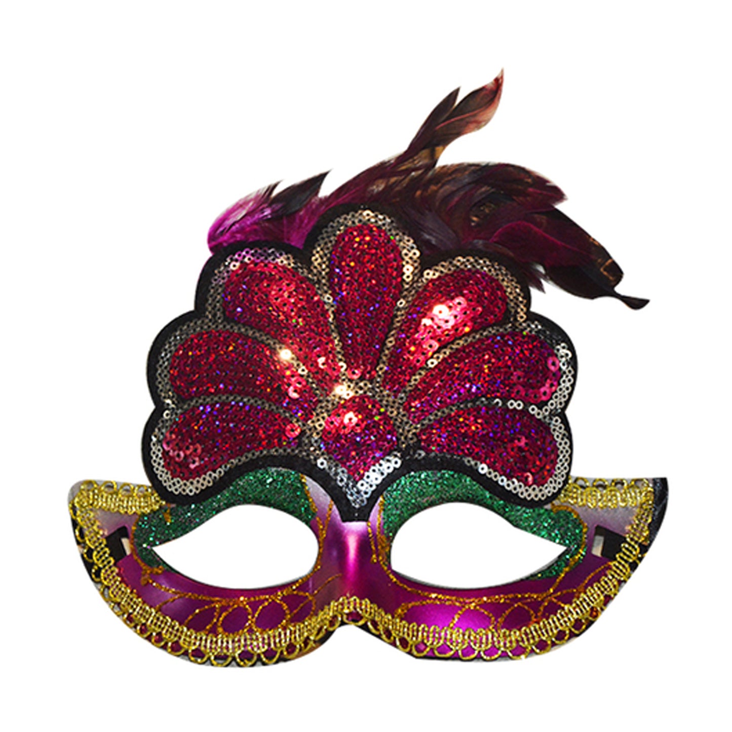 Fan Masquerade Mask