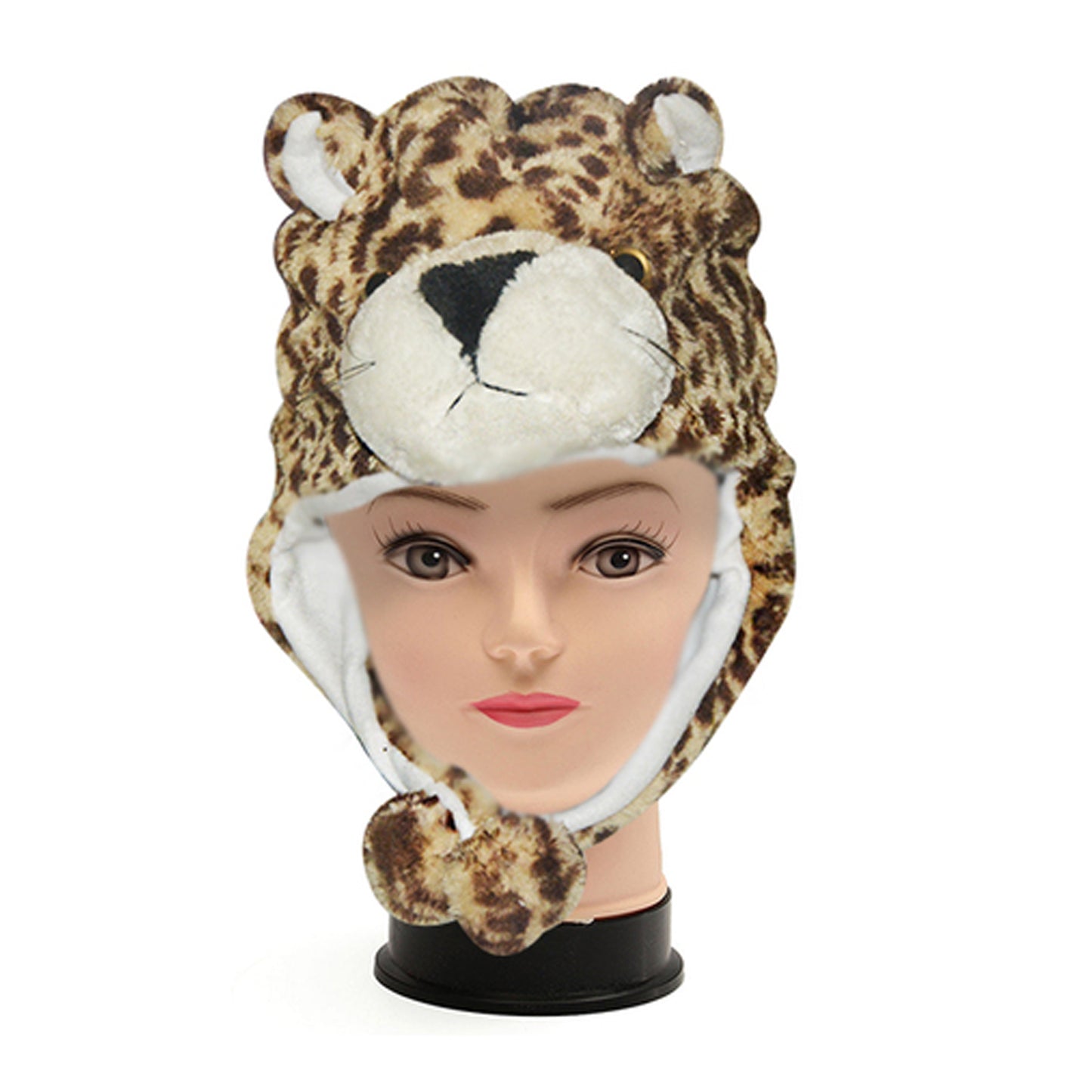 Cheetah Plush Hat