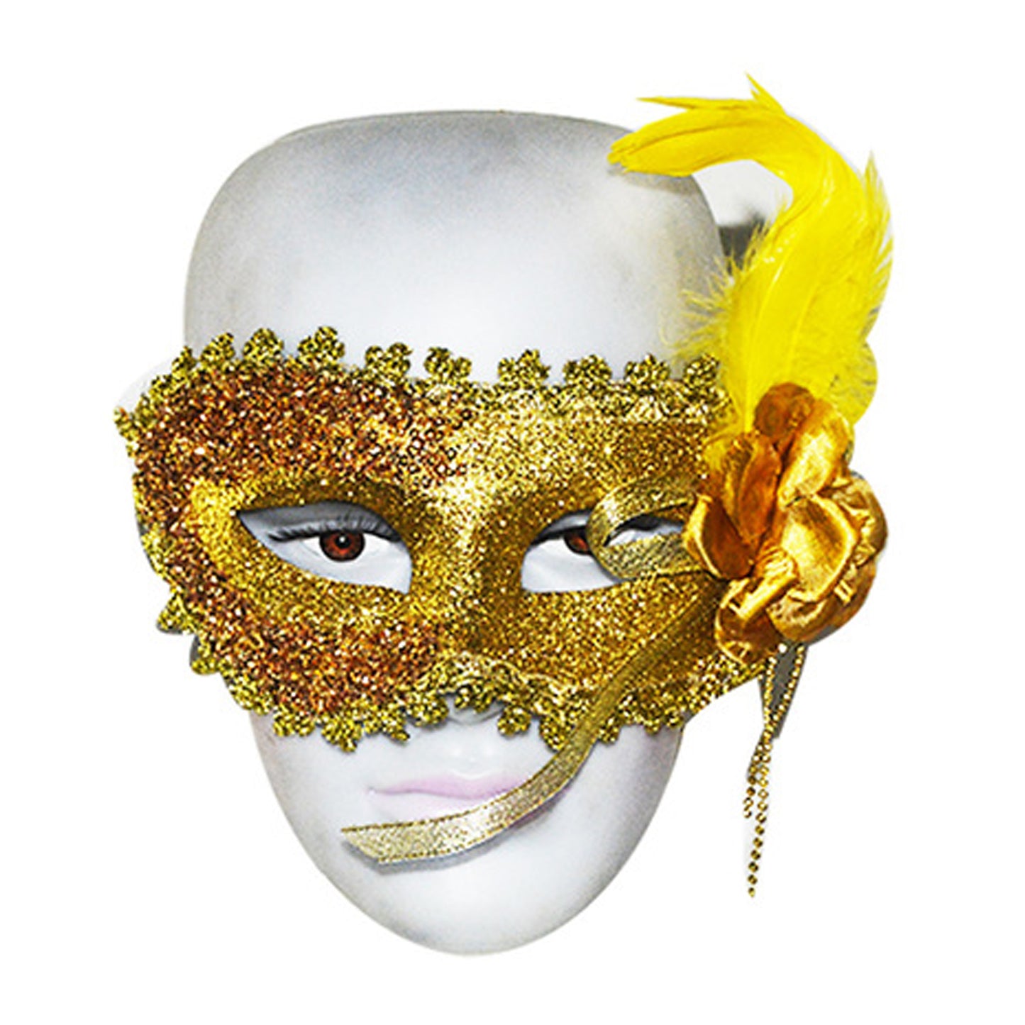 Feathered Masquerade Mask