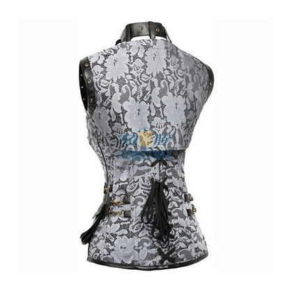 Gray Steampunk with Torera Corset